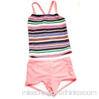 Wonder Nation Girls 2 Pierce Tankini Swimsuit Size x- Small 4-5 B07JQPBTCX